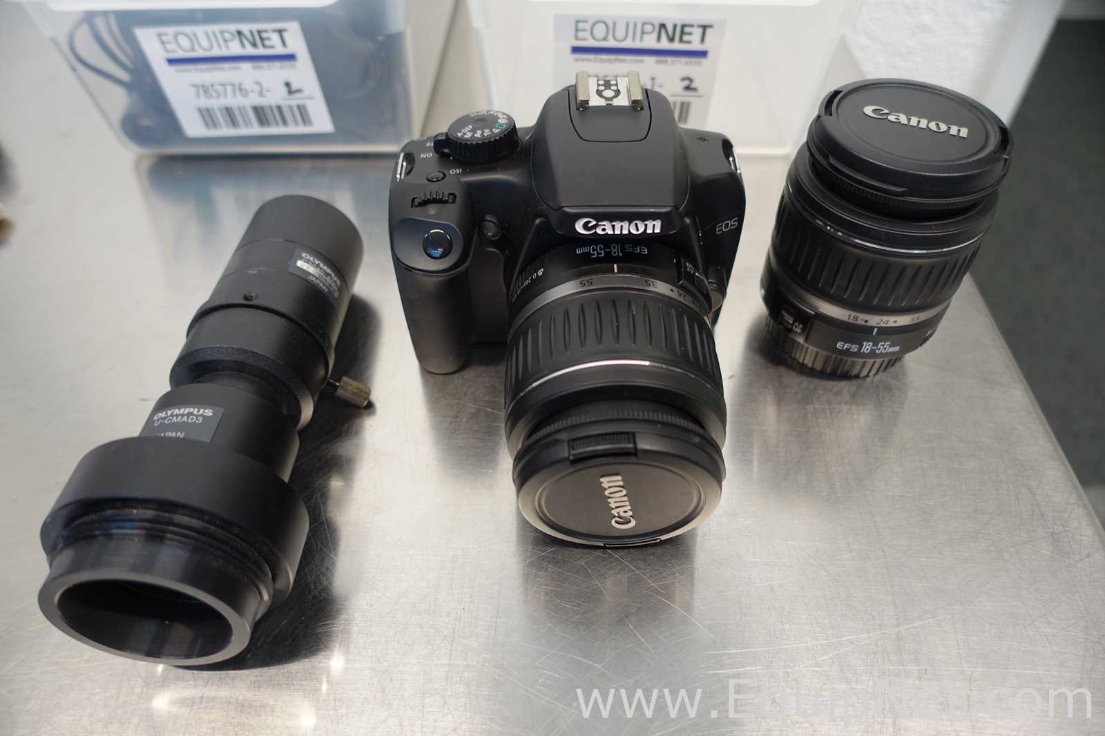 Canon EOS 1000D DS126191 Camera with Charger and Accessories