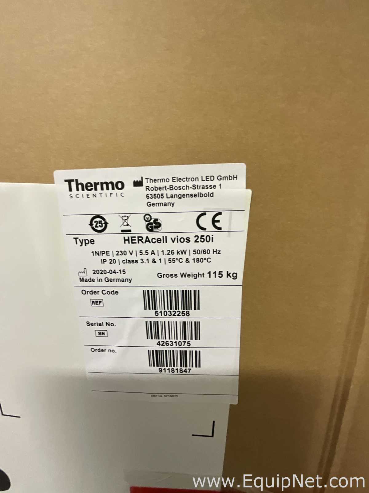 Unused Thermo Scientific HERAcell Vios 250i CO2 Incubator