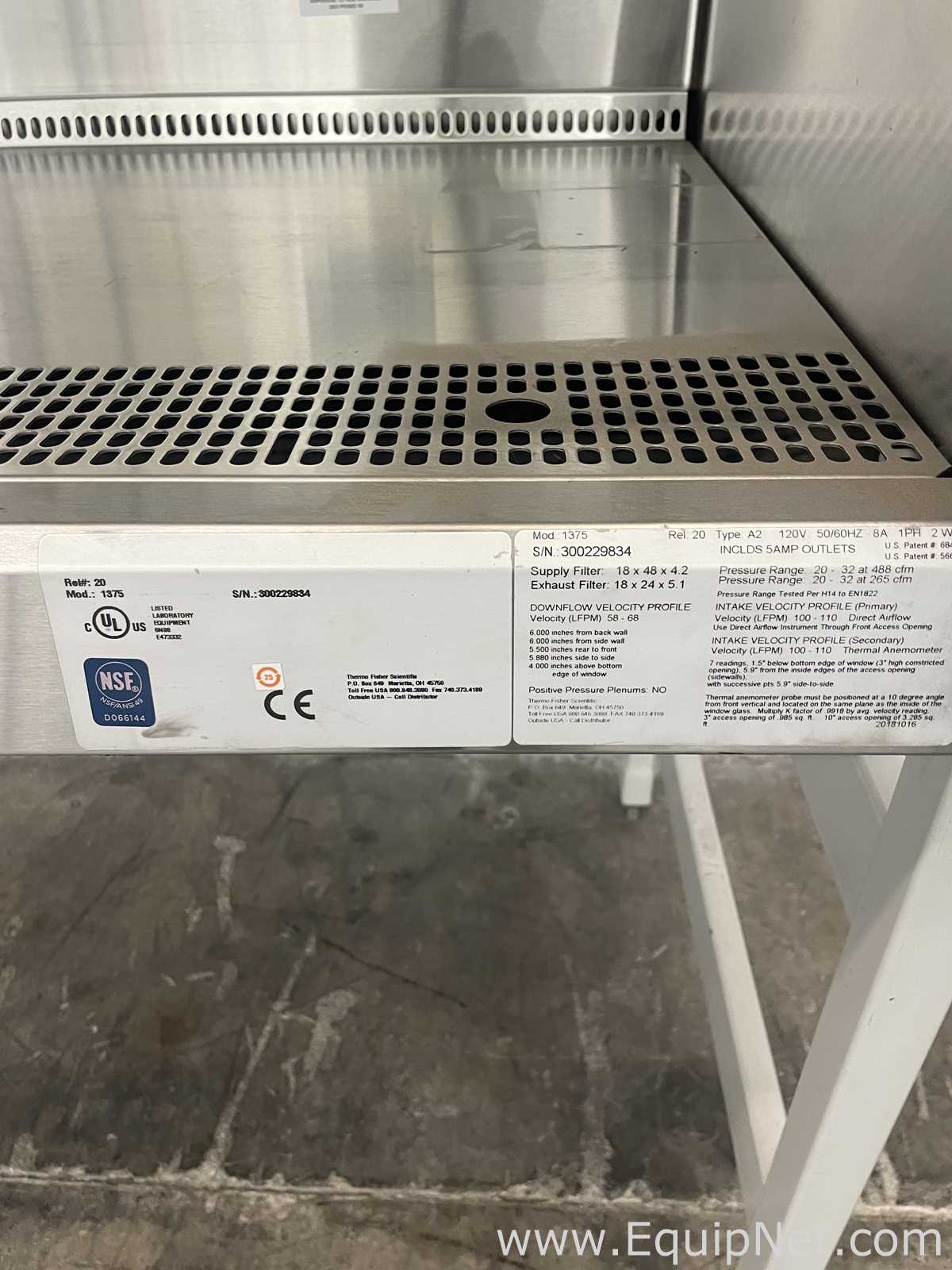 Thermo Scientific 1300 Series A2 Biological Safety Cabinet 4Ft with Stand