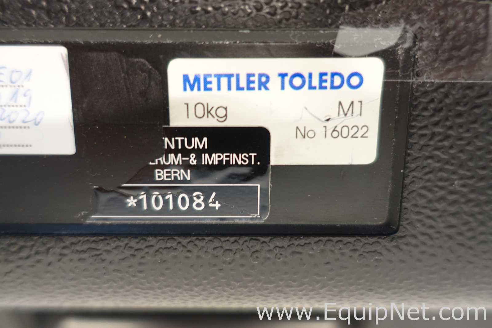 Lot of 2 Mettler Toledo 10 Kg Calibration Weights