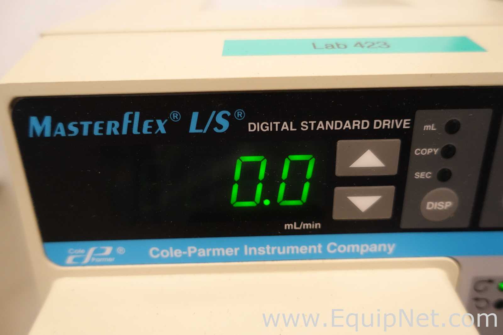 Lot of 2 Cole Parmer Easy-load Masterflex L/S 7523-60 Peristaltic Pumphead