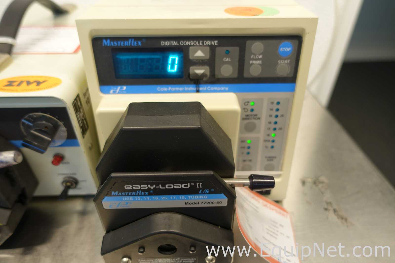 Lot of 2 Barnant Co Peristaltic Pumps Equipped with Easyload MasterFlex Heads
