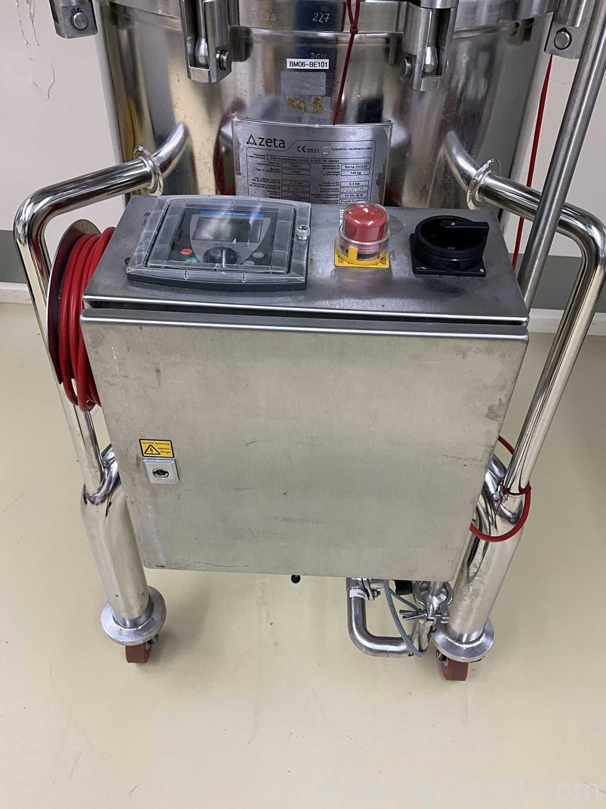 Zeta 200L Stainless Steel Jacketed Mixer