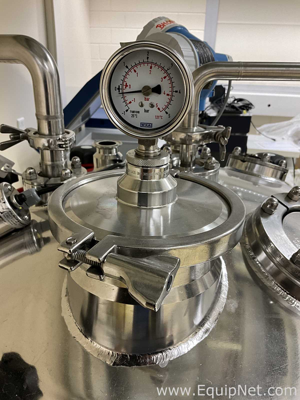 Zeta 200L Stainless Steel Jacketed Mixer