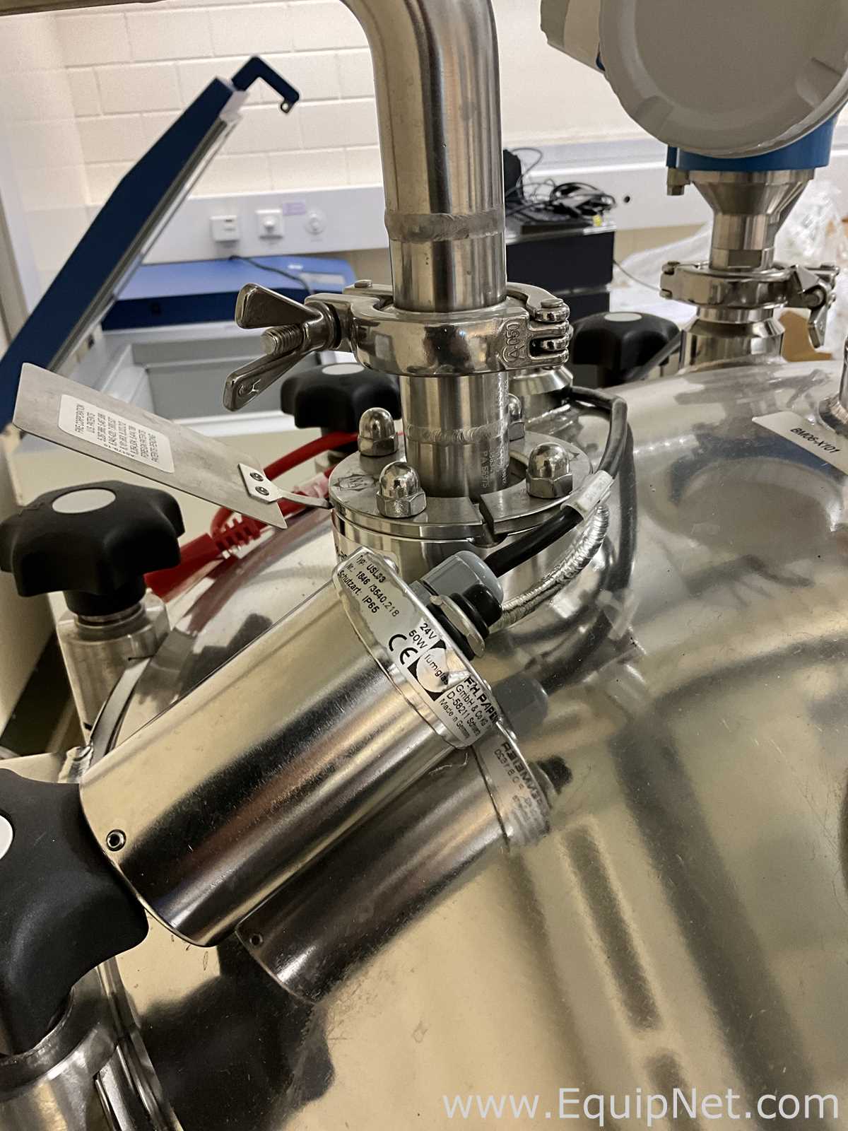 Zeta 200L Stainless Steel Jacketed Mixer