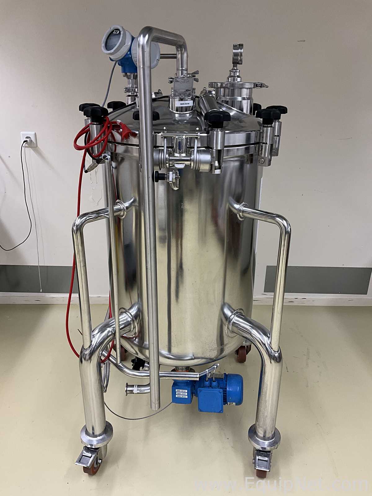 Zeta 200L Stainless Steel Jacketed Mixer