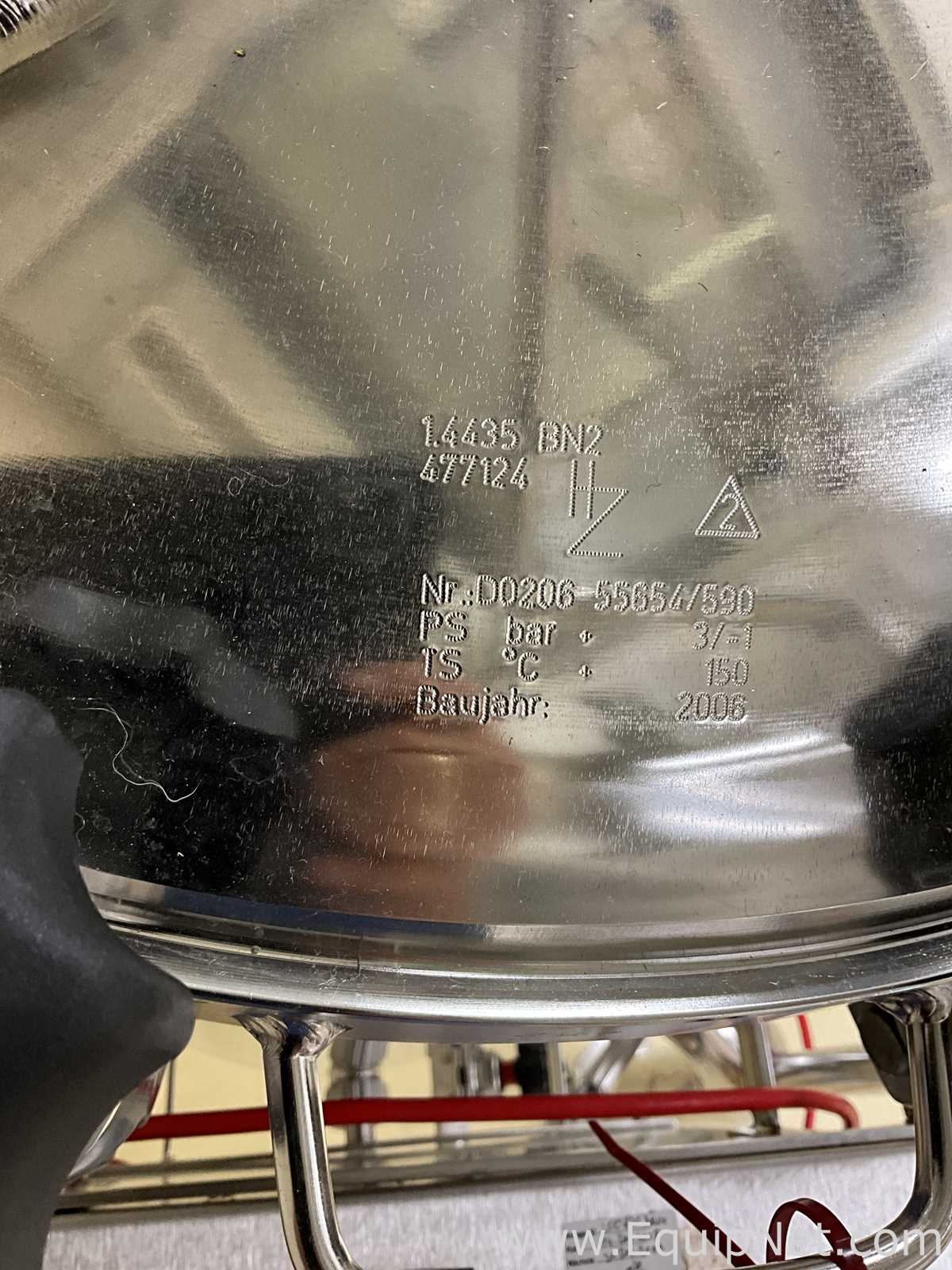 Zeta 200L Stainless Steel Jacketed Mixer