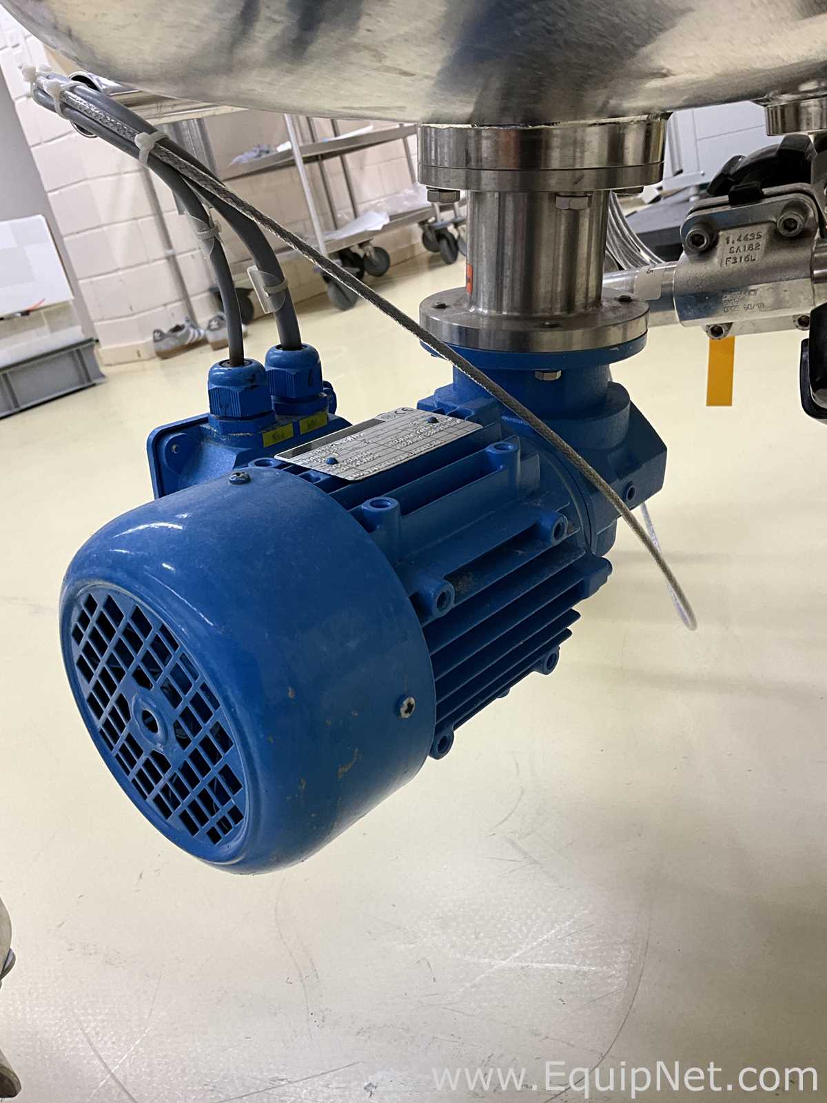 Zeta 200L Stainless Steel Jacketed Mixer