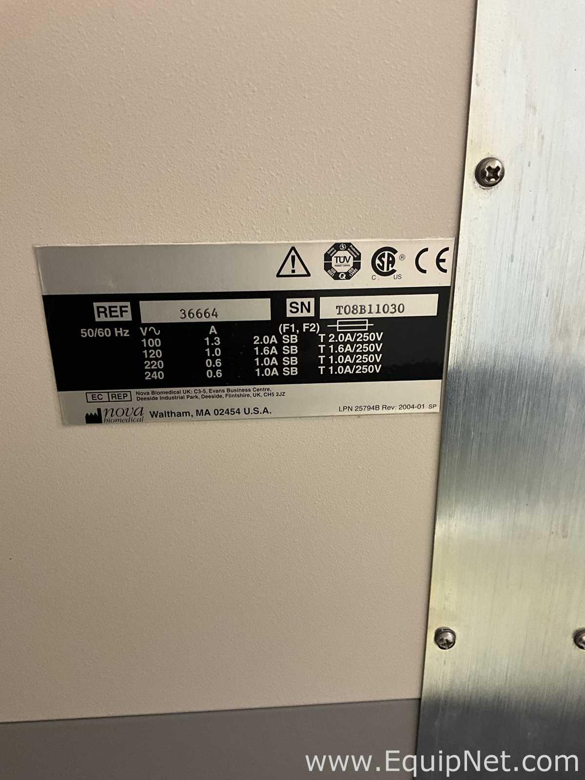 Nova Biomedical BioProfile 400 Analyzer