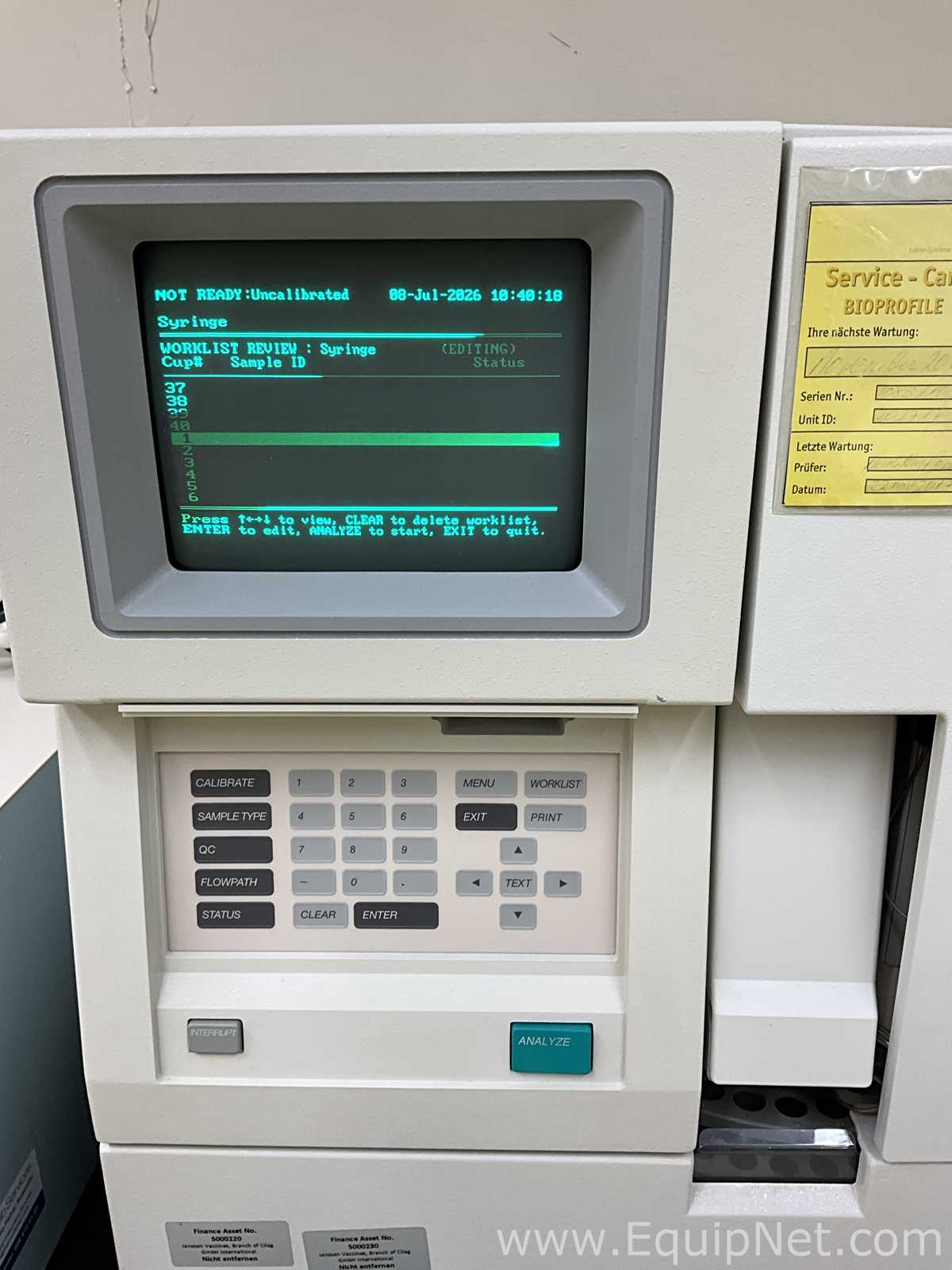 Nova Biomedical BioProfile 400 Analyzer