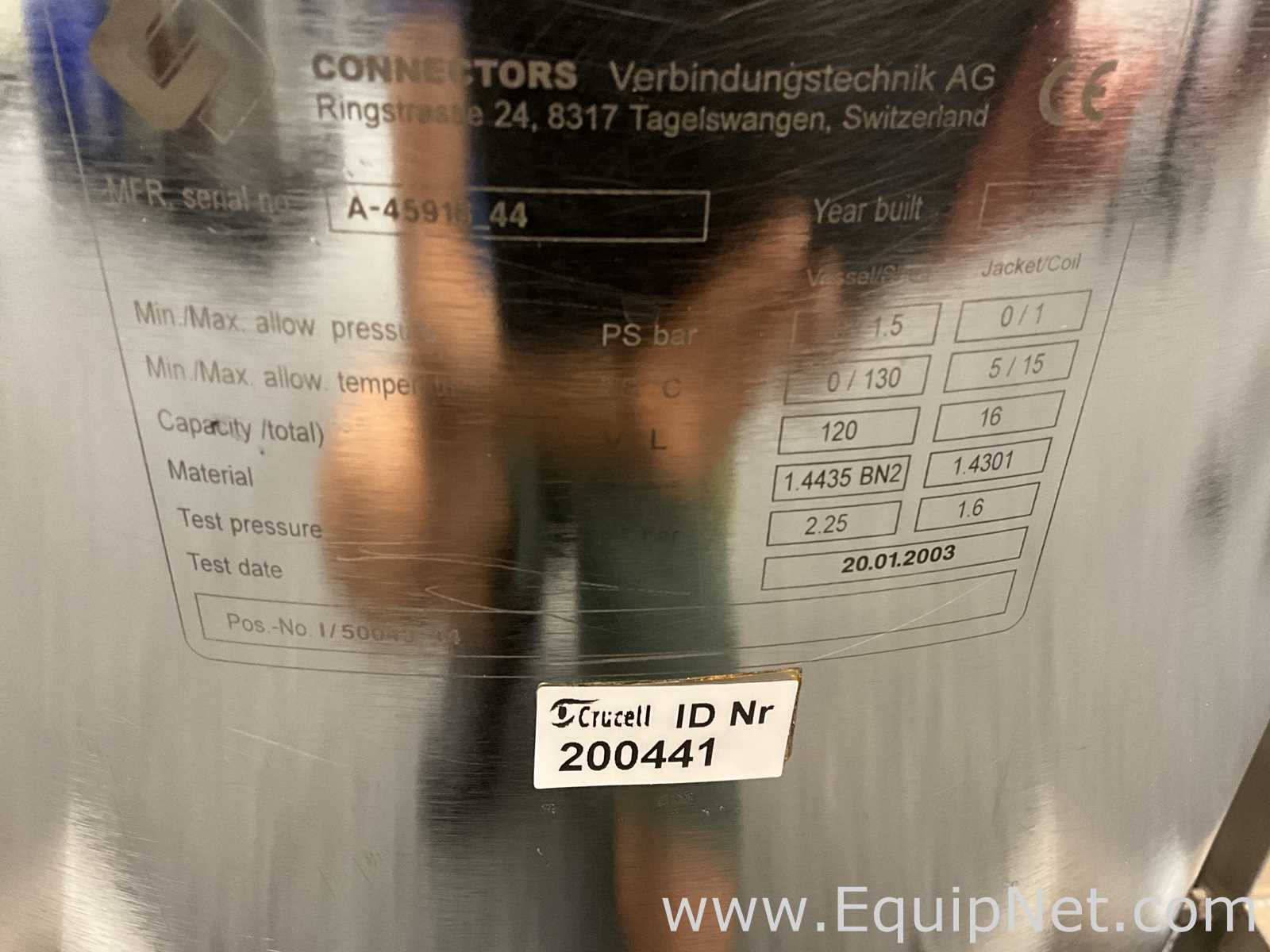 Tanque - Vaso de Pressão aço inox Connectors Verbindungstechnik AG 