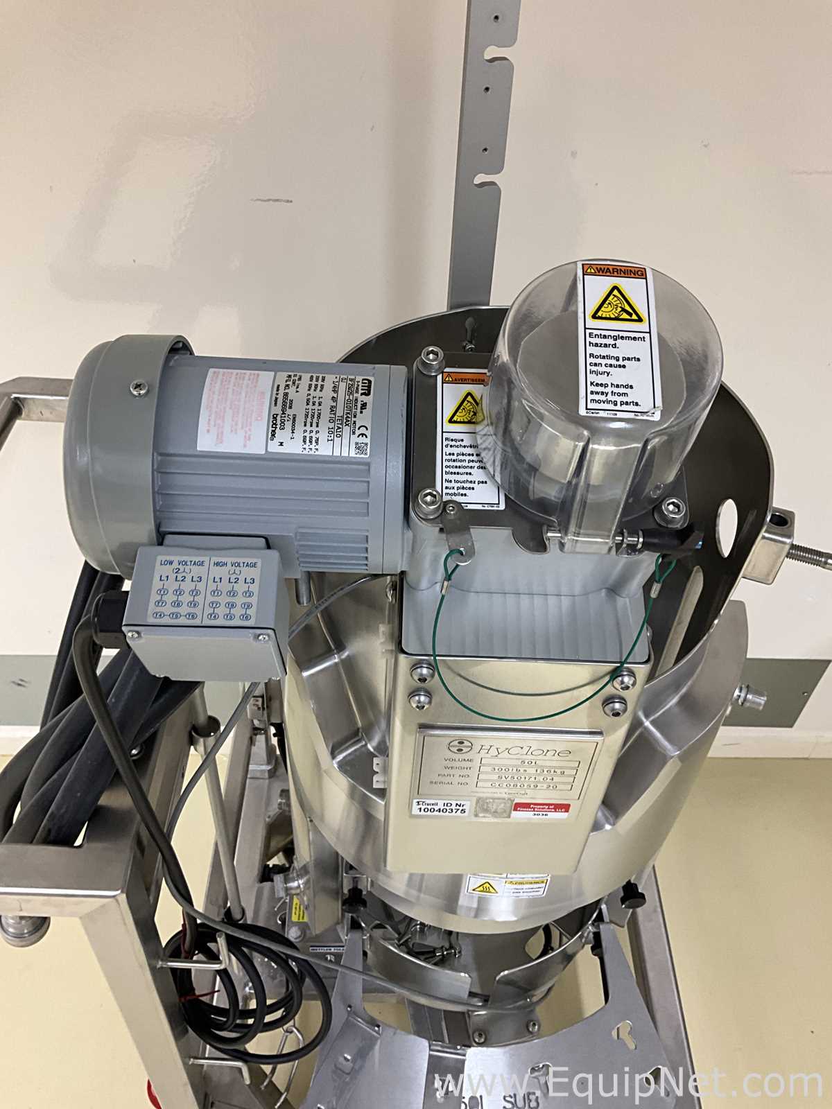 Thermo Scientific HyClone 50L Stainless Steel Single-Use Jacketed Bioreactor
