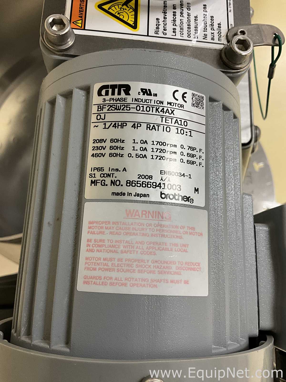 Thermo Scientific HyClone 50L Stainless Steel Single-Use Jacketed Bioreactor