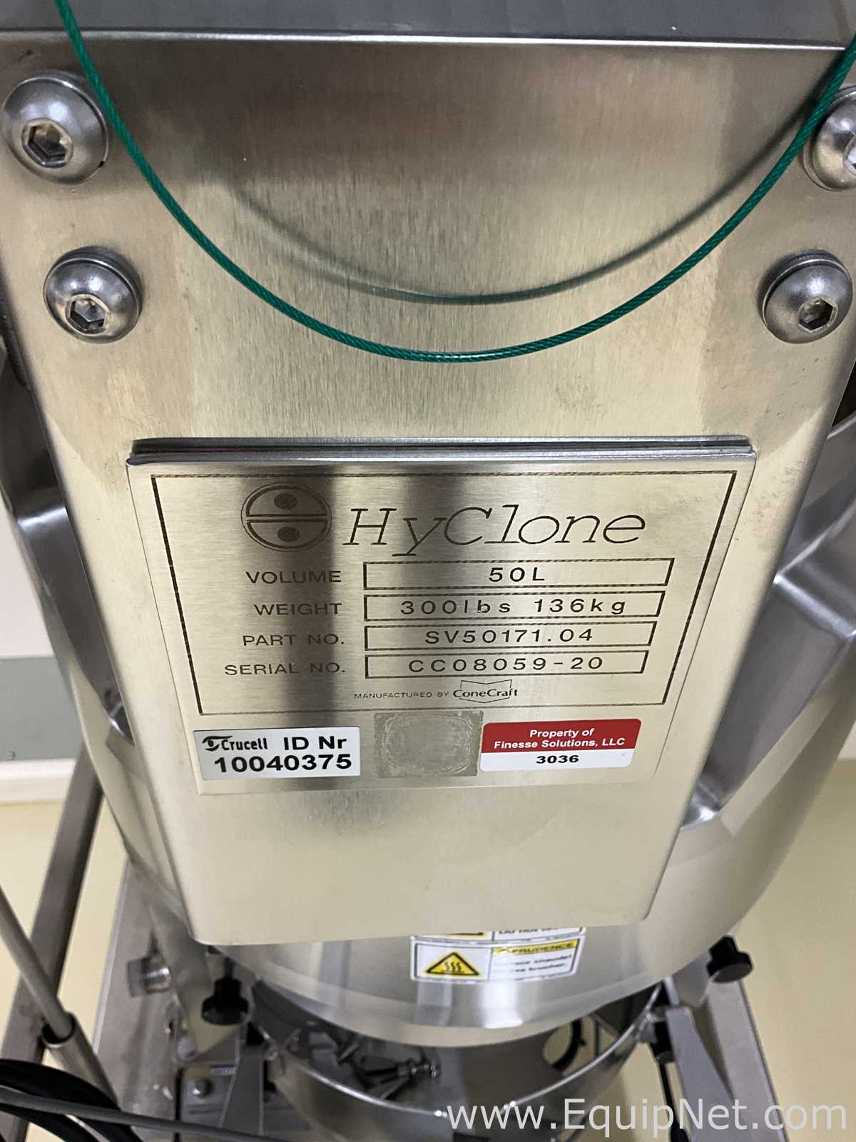 Thermo Scientific HyClone 50L Stainless Steel Single-Use Jacketed Bioreactor