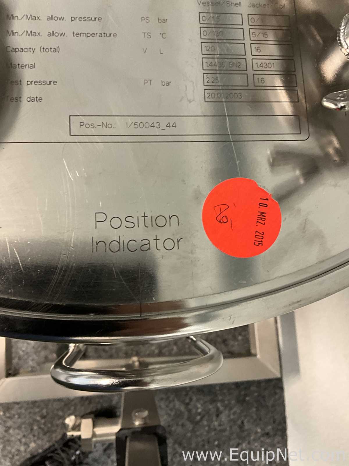 Tanque - Vaso de Pressão aço inox Connectors Verbindungstechnik AG 