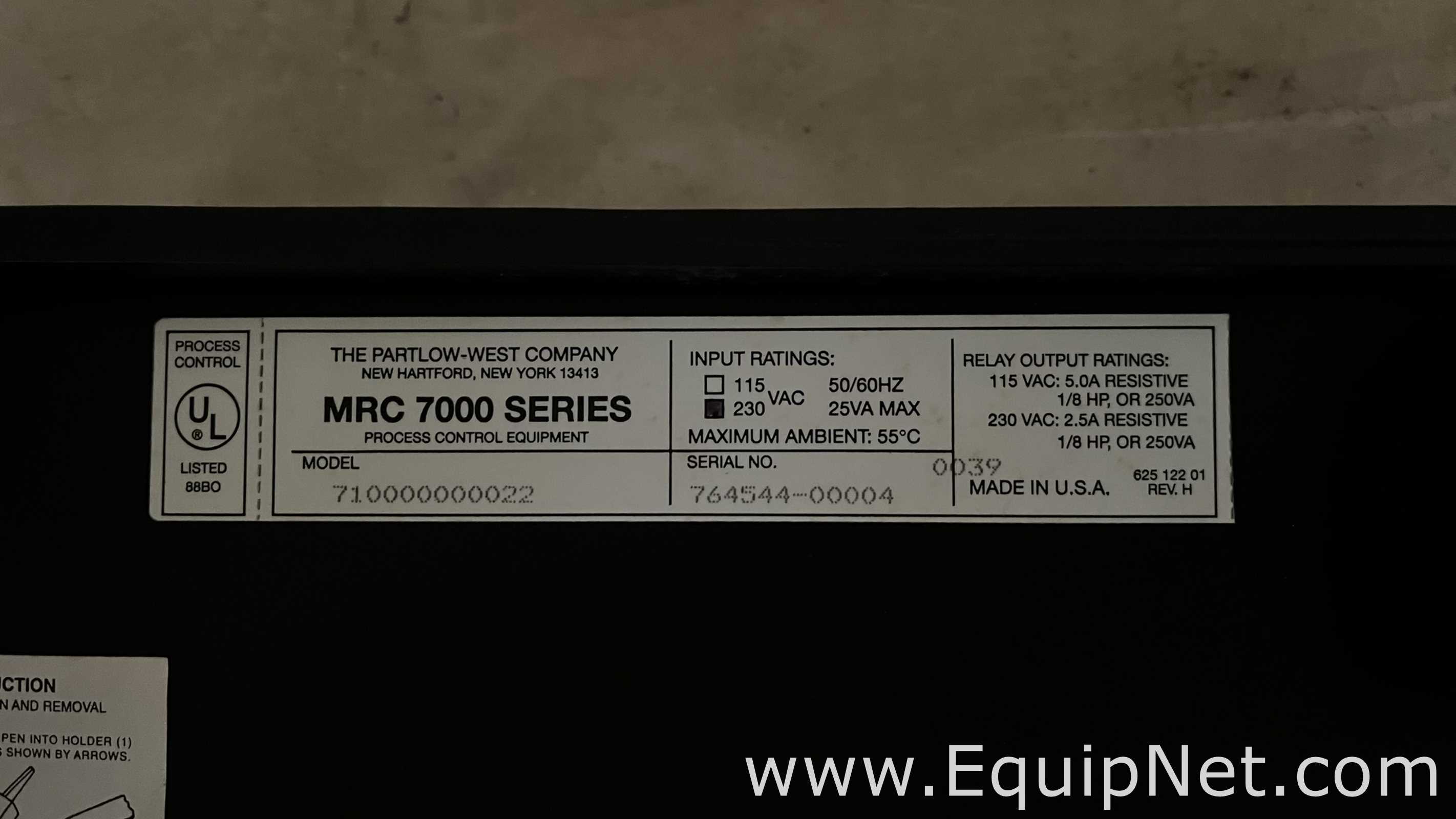 02 Registradores Gráficos Circulares Partlow MRC 7000