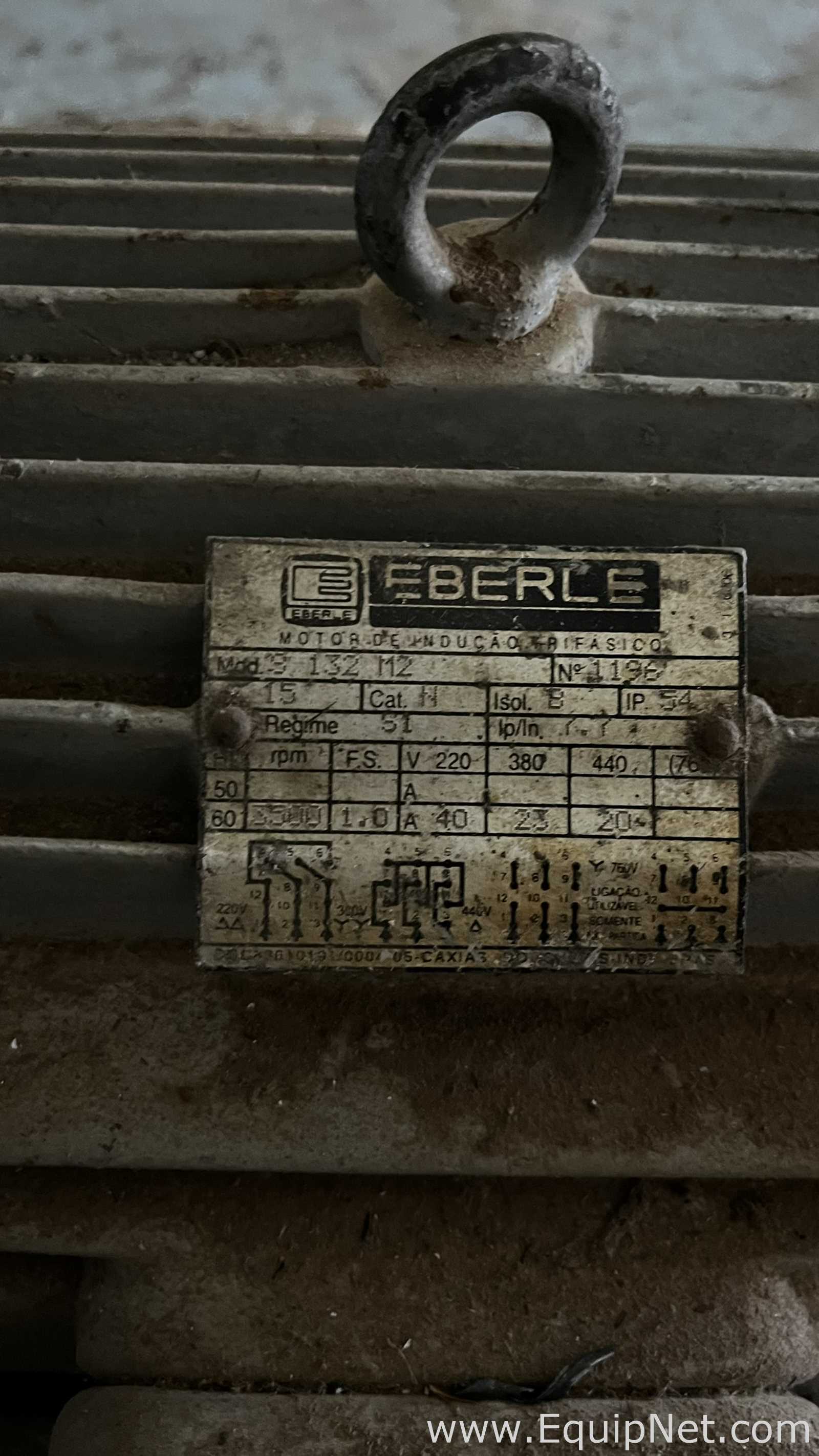 Motor de Indução Trifásico Eberle 9 132M2 - 15 CV