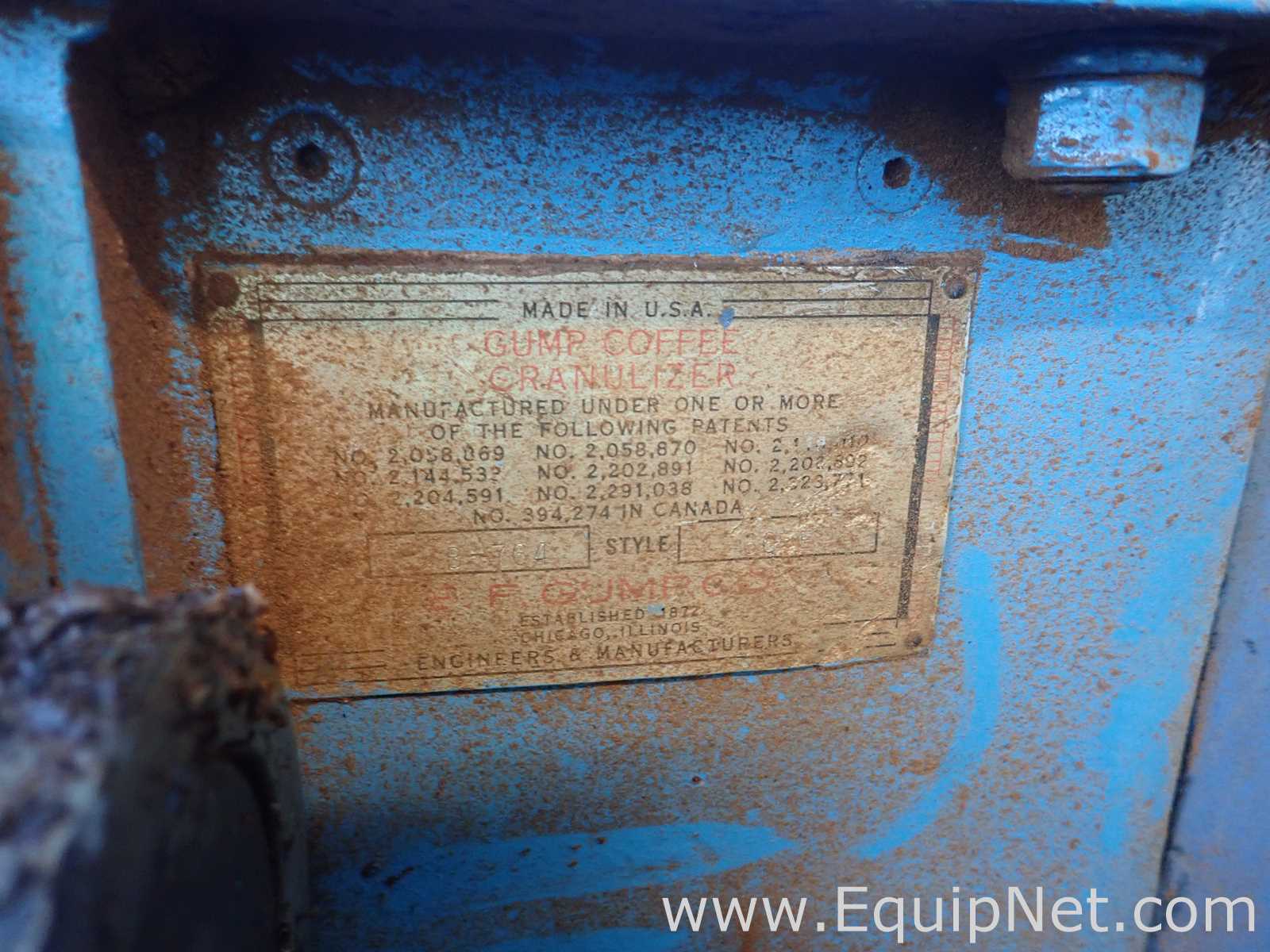 B F Gump Model 66-E Coffee Granulizer