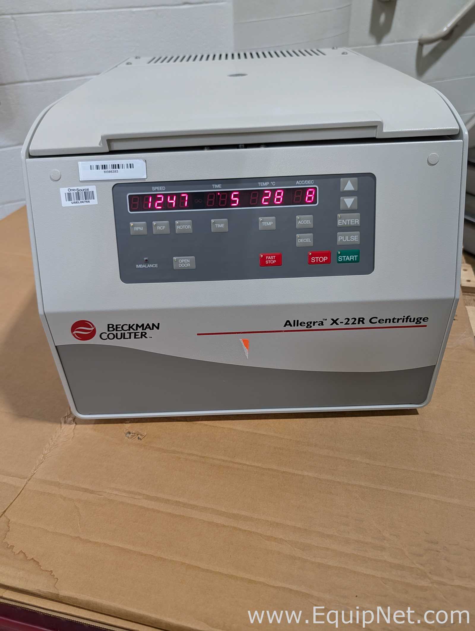 Beckman Coulter Allegra X-22R Laboratory Centrifuge