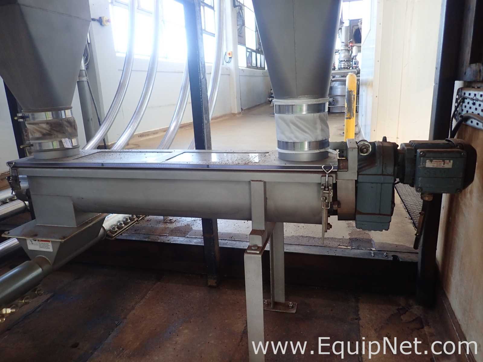 Allcor Stainless Steel Screw Conveyor L1500mm X W500mm X H500mm