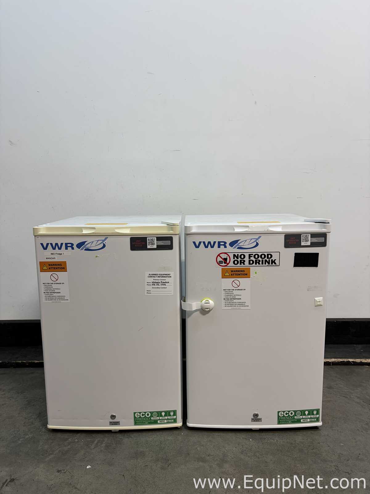 lote de  2 Unidade de Refrigeração VWR Scientific HCUCFS-0404