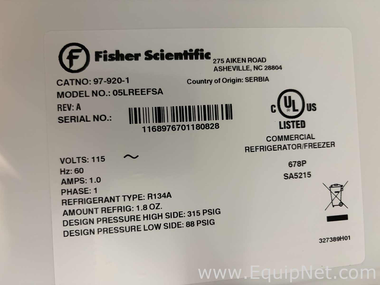 Los aus 2 Kühlgerät Fisher Scientific 05LREEFSA