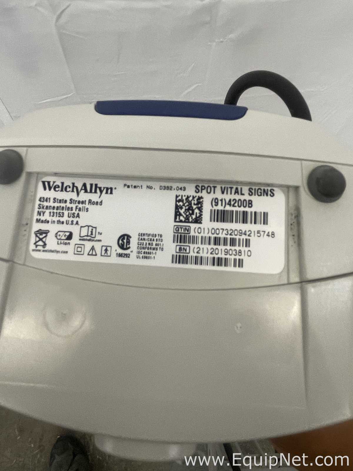 Welch Allyn Spot Vital Signs Meter on a Stand