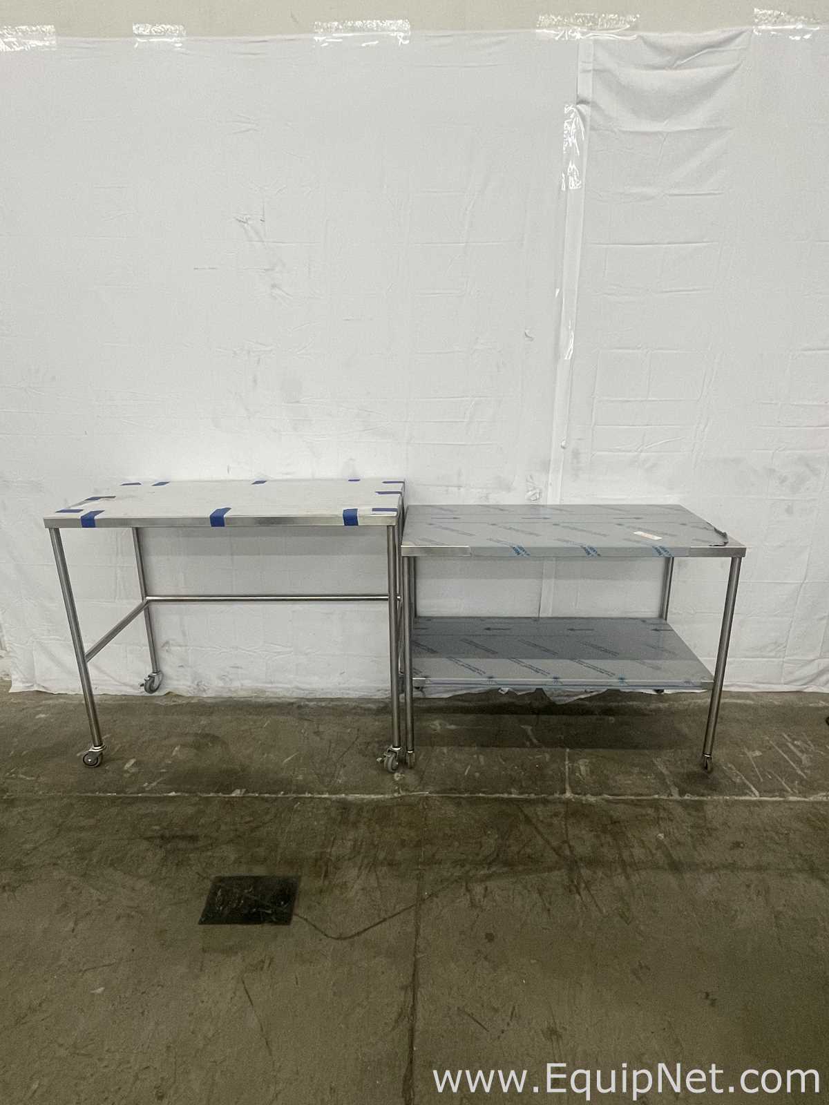 Lot of 2 Novacell Solution Tables