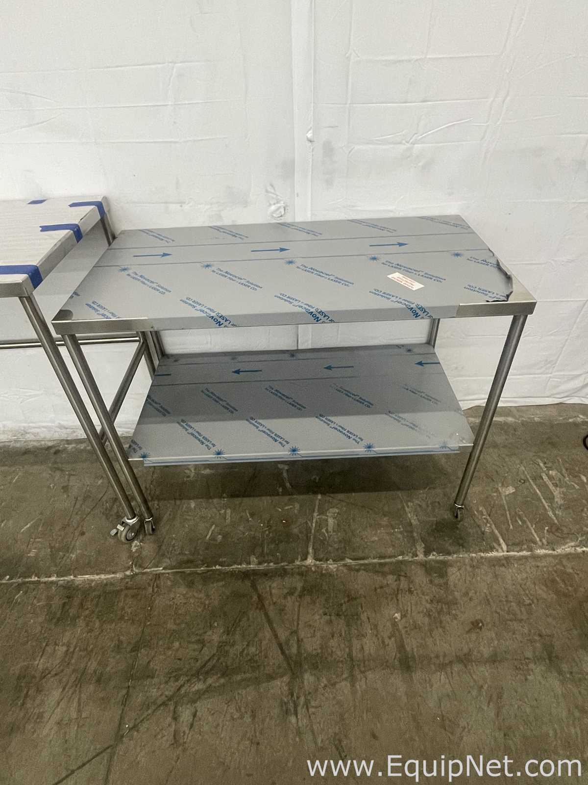 Lot of 2 Novacell Solution Tables