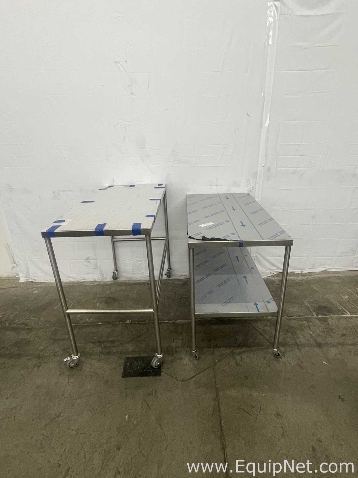 Lot of 2 Novacell Solution Tables