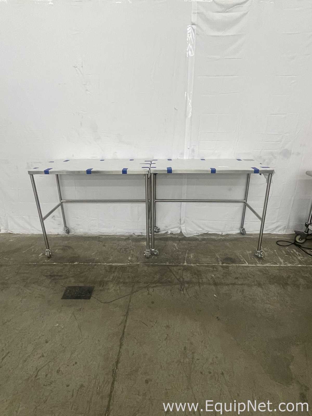 Lot of 2 Novacell Solution Tables