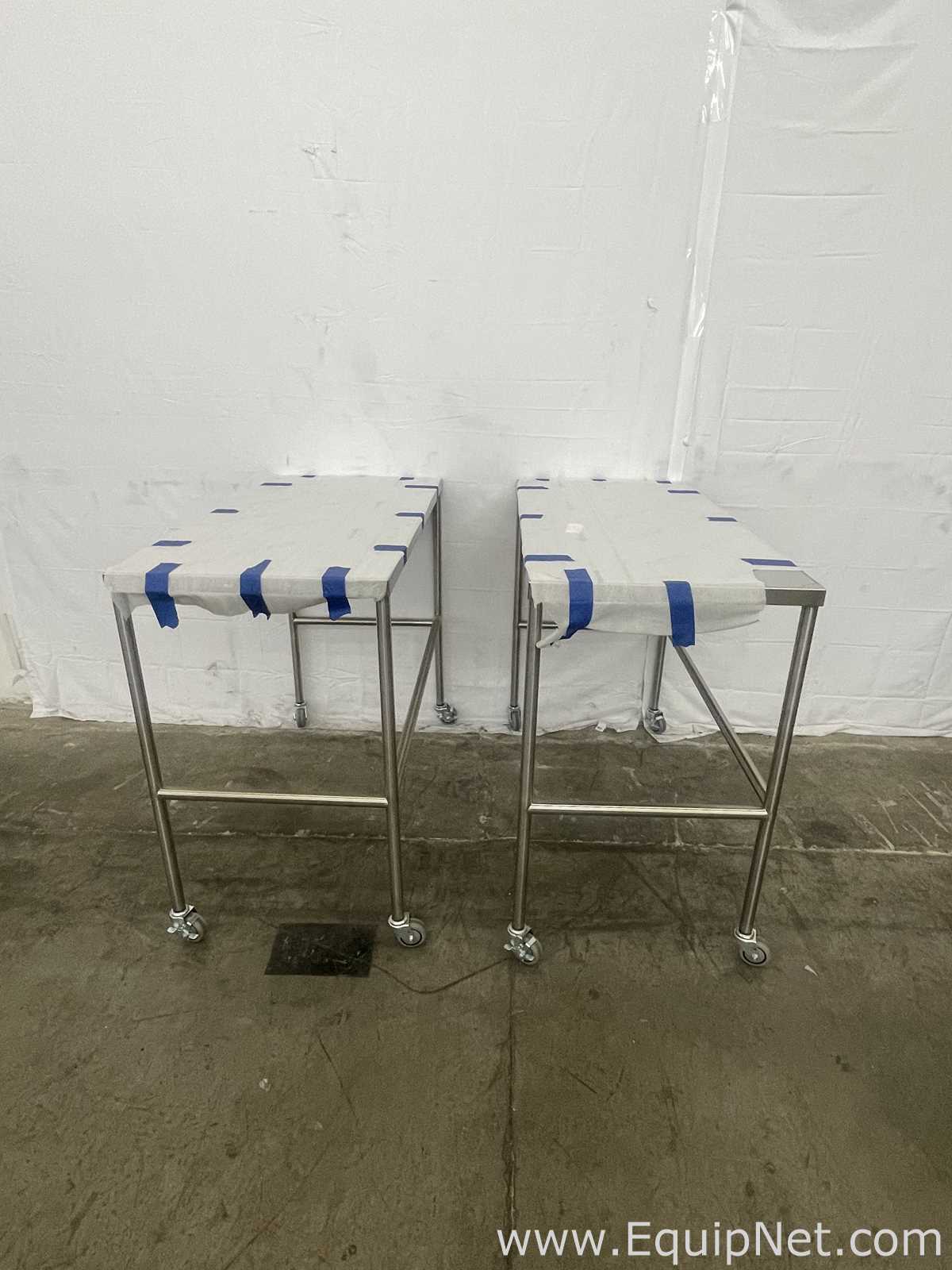 Lot of 2 Novacell Solution Tables