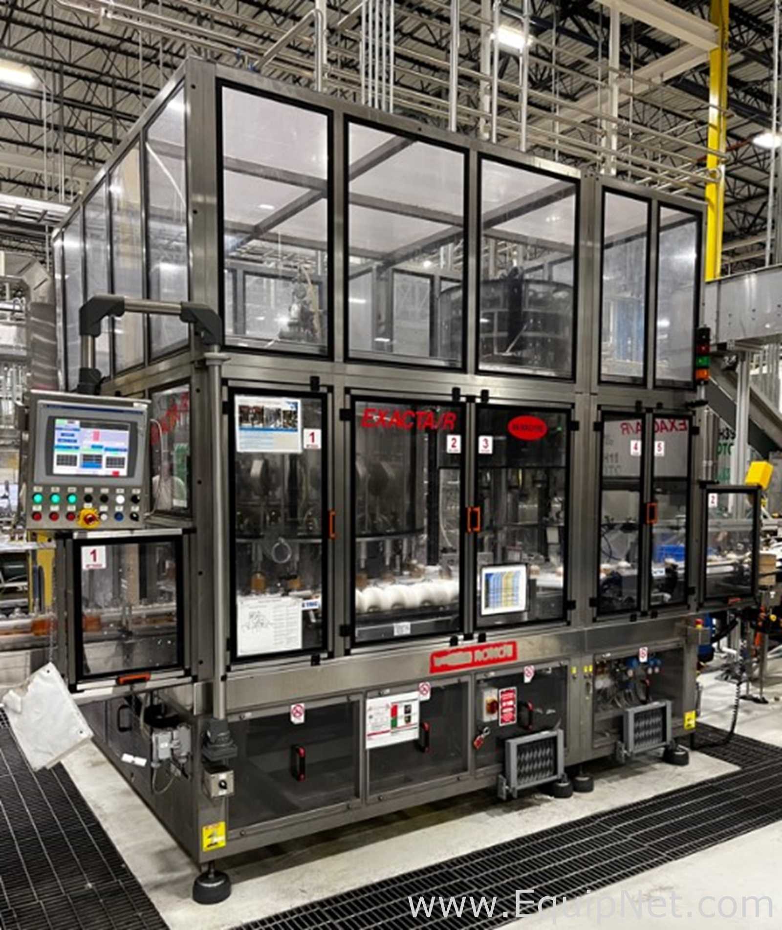Ronchi Mario Exacta R-24-8 Monobloc with 12 Head Rotary Pump Placer and Tolke Pump Sorter - Ln 45