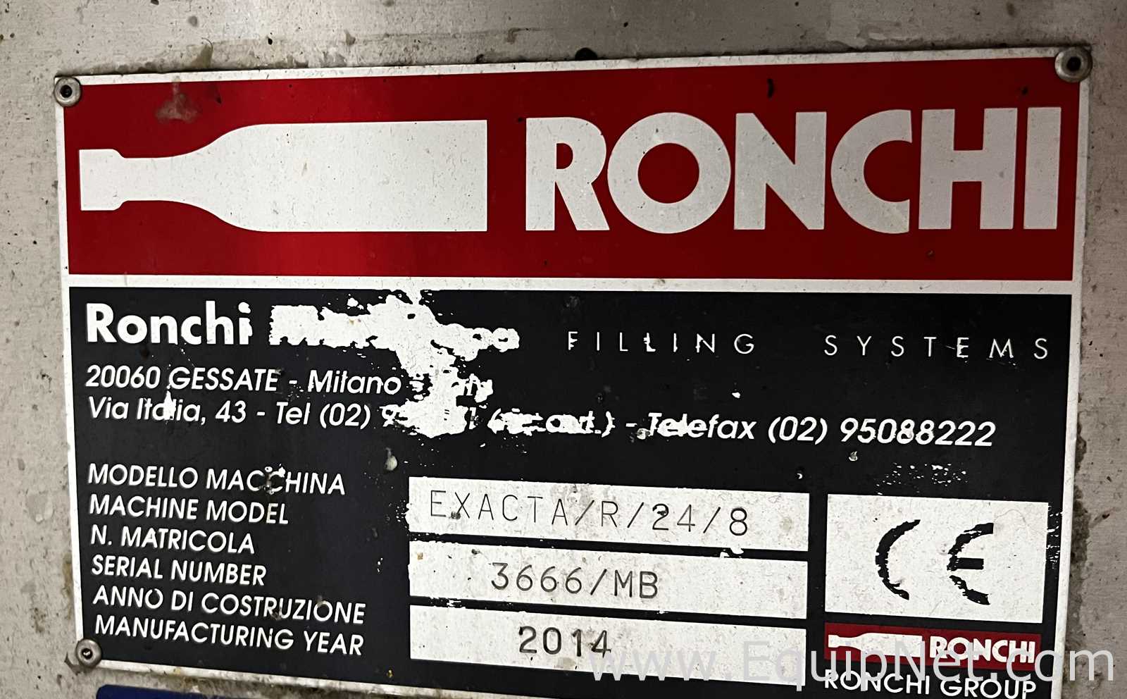 Ronchi Mario Exacta R-24-8 Monobloc with 12 Head Rotary Pump Placer and Tolke Pump Sorter - Ln 45