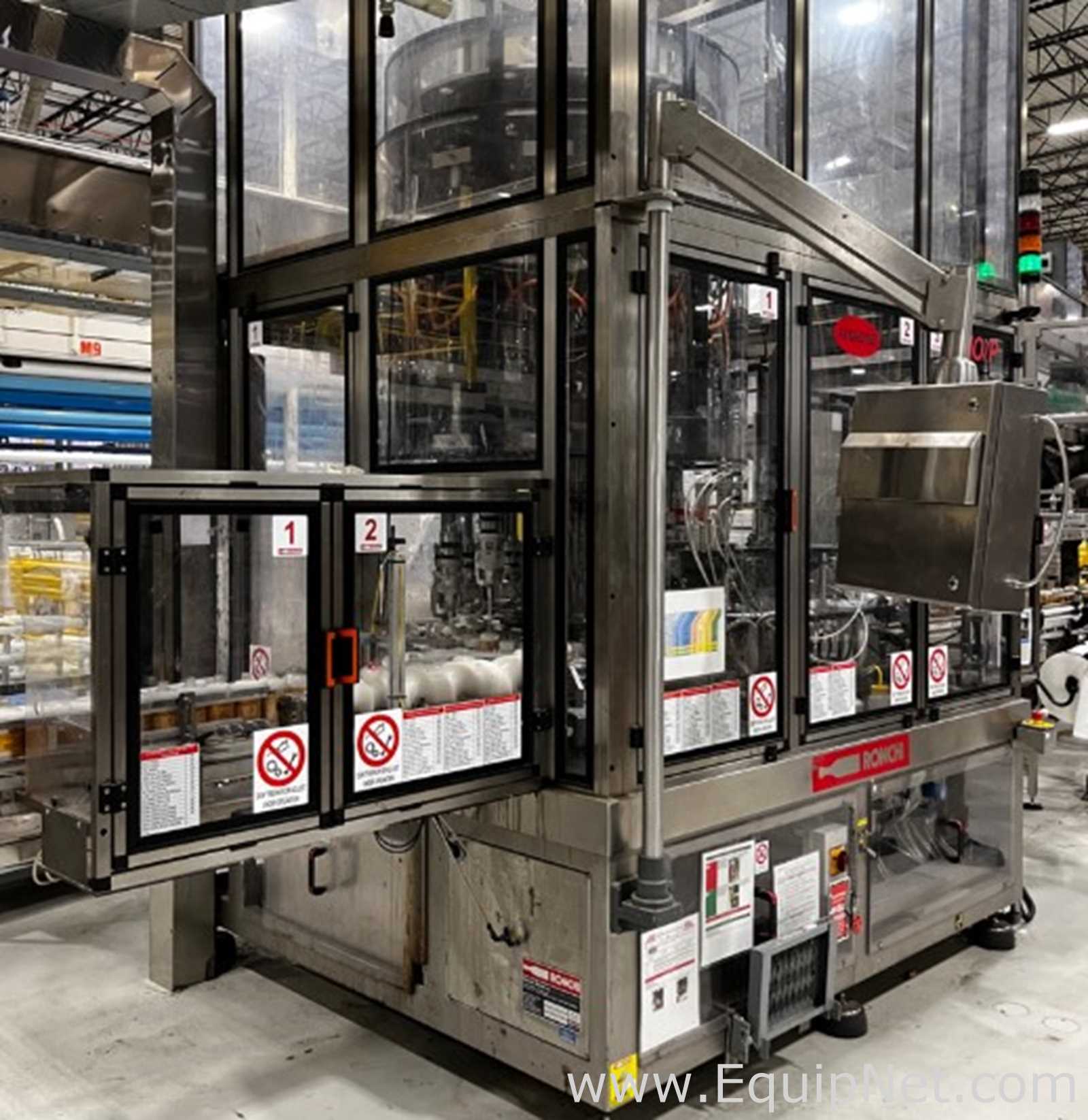 Ronchi Mario Exacta R-24-8 Monobloc with 12 Head Rotary Pump Placer and Tolke Pump Sorter - Ln 45