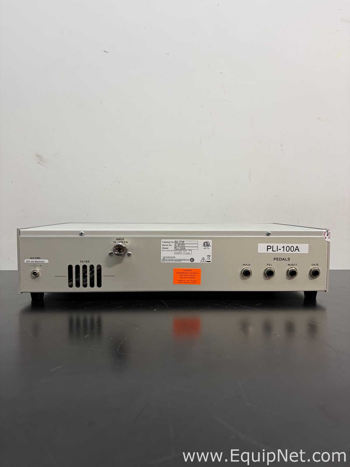 Inyector Warner Instrument Corporation PLI-100A