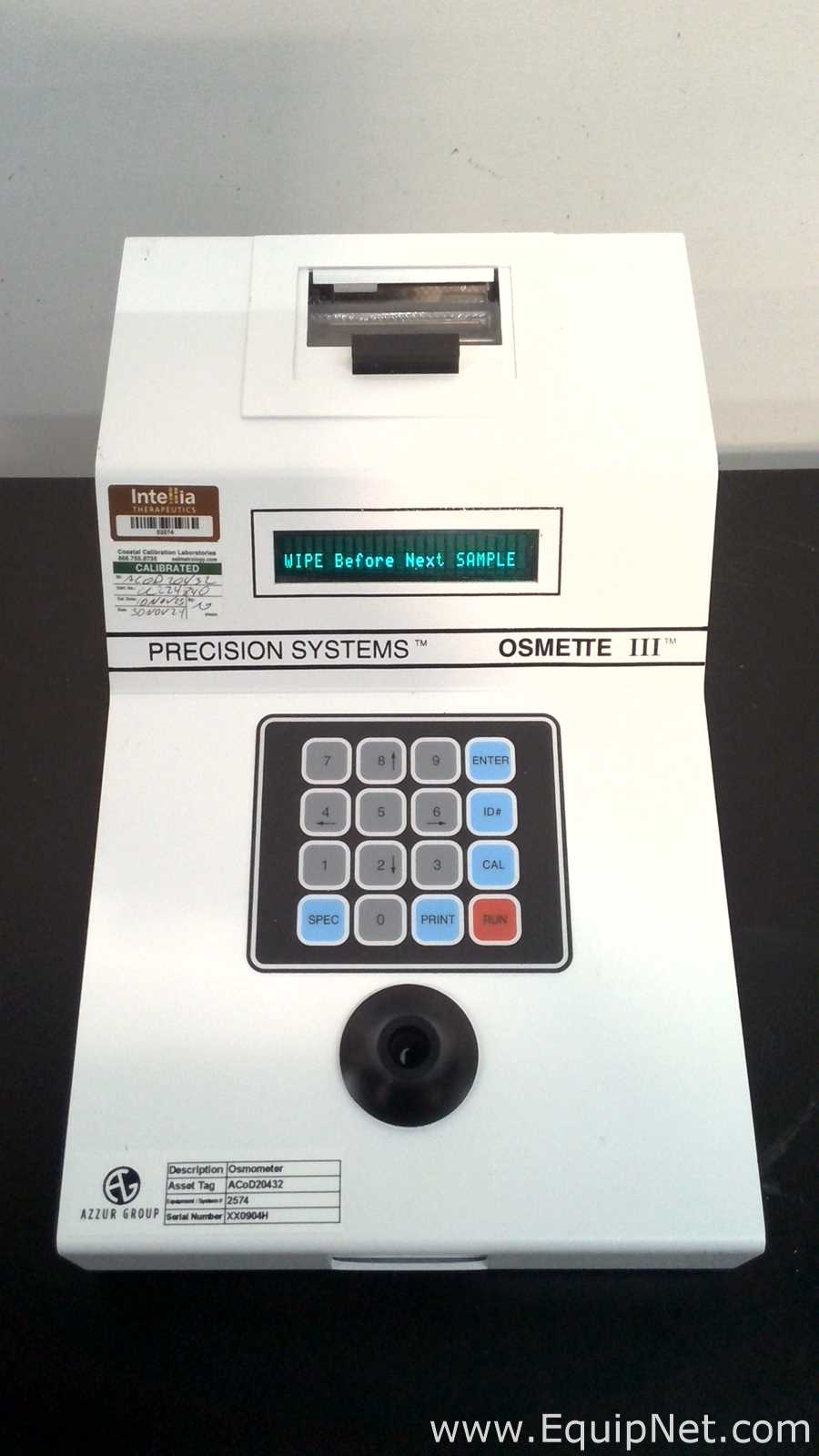 Osmômetro Precision Systems Osmette III