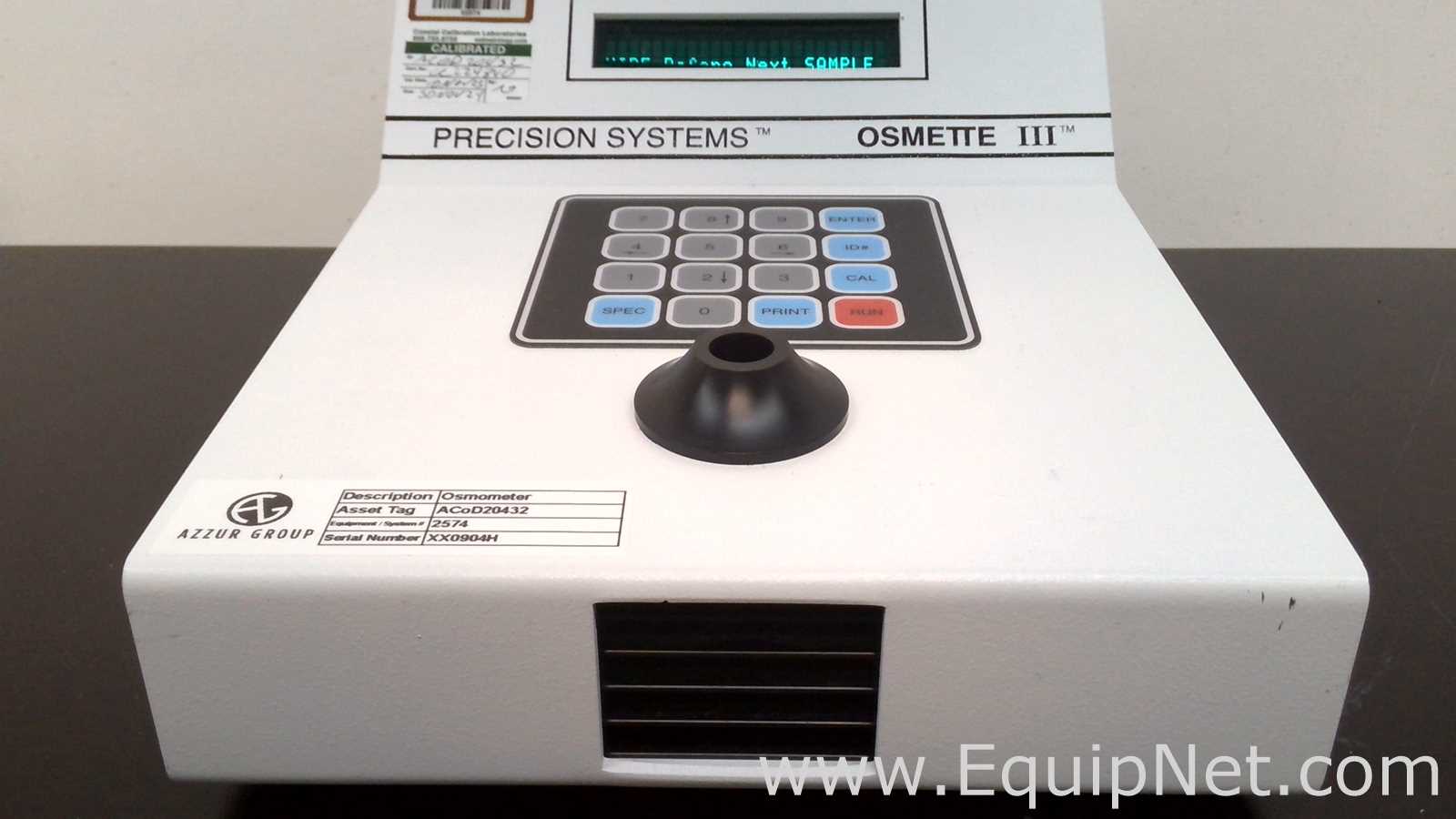 Osmômetro Precision Systems Osmette III