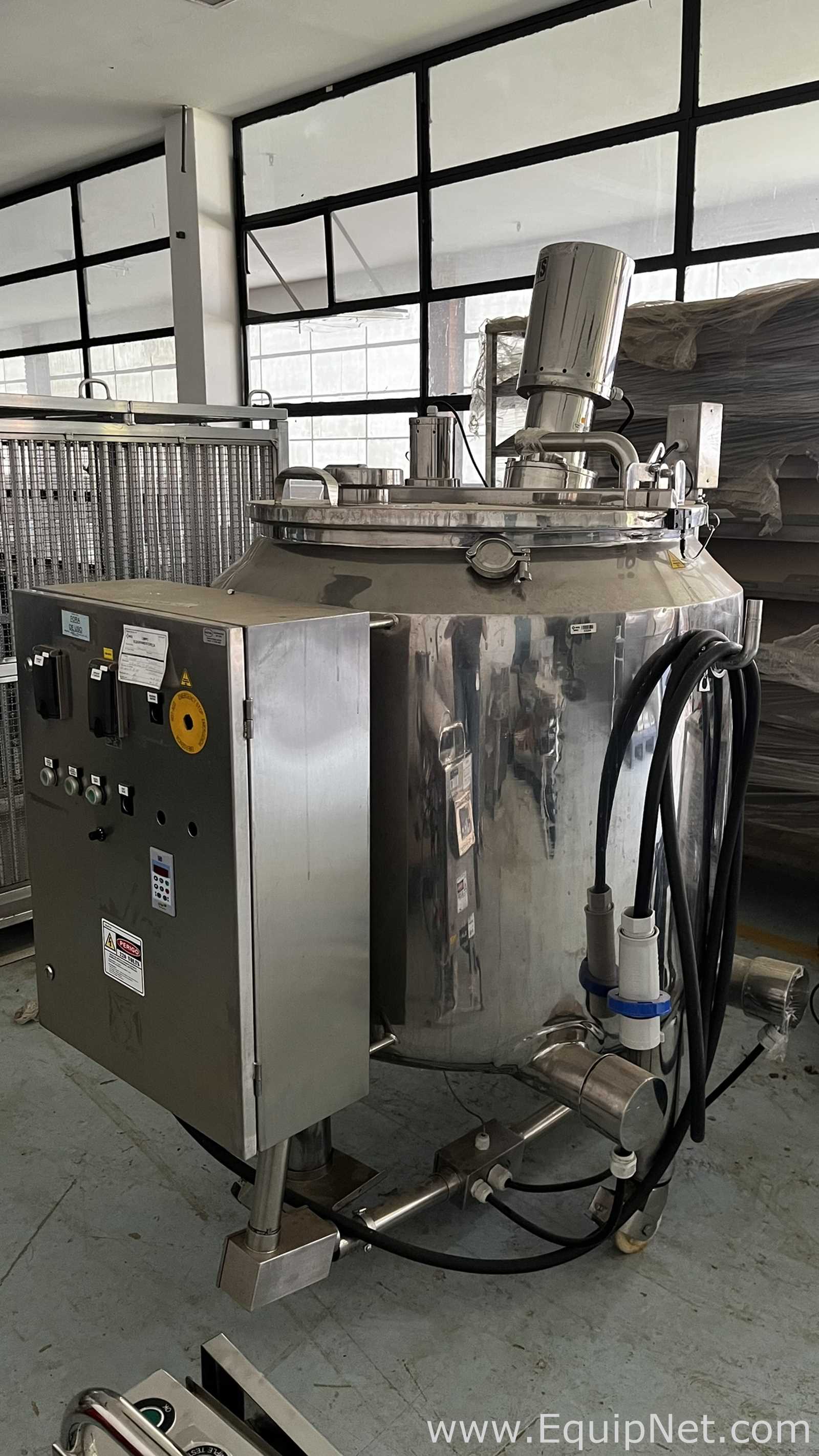 Tanque Encamisado Móvel em Aço Inox 316L ALWIS 450 Litros
