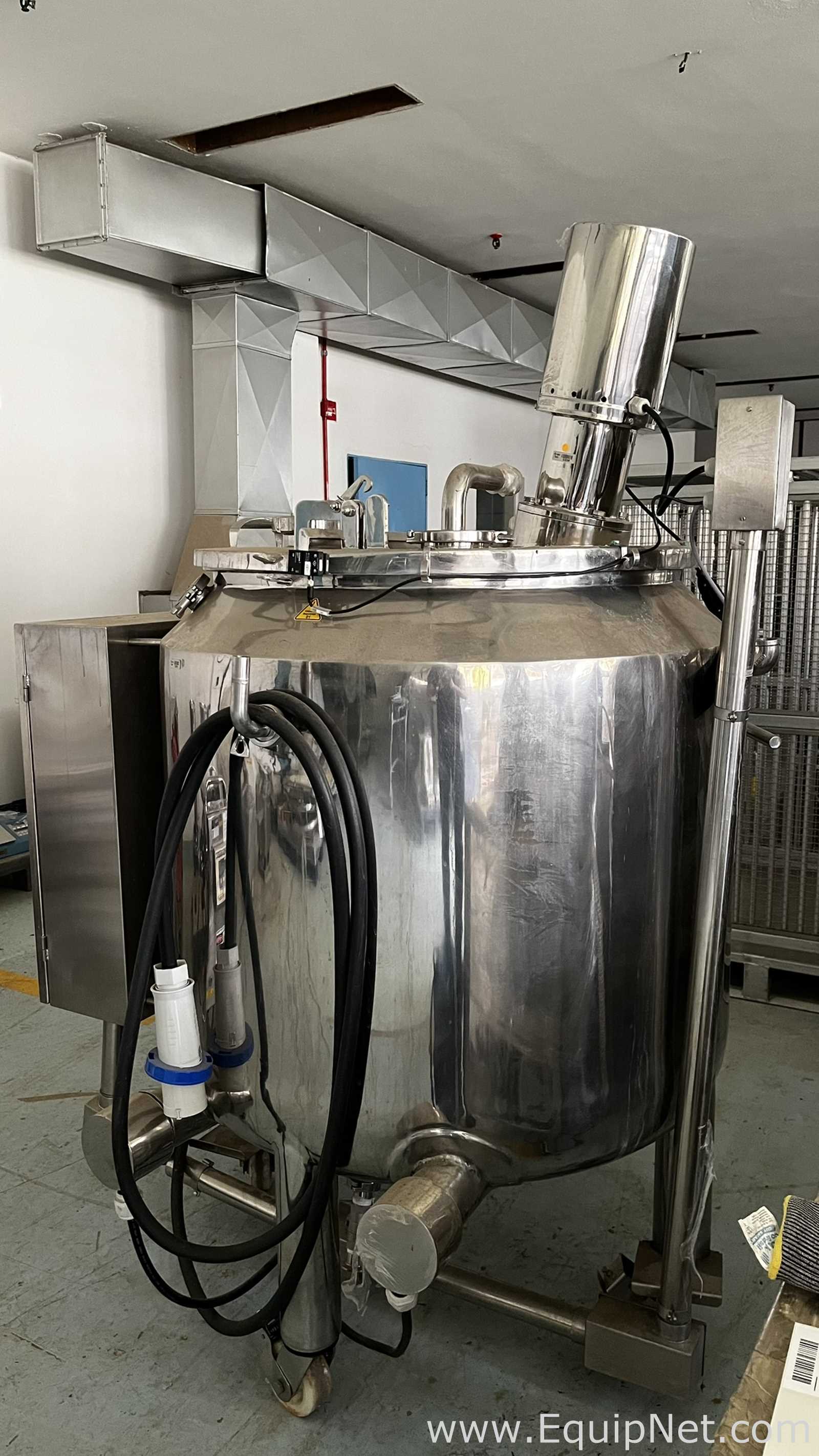 Tanque Encamisado Móvel em Aço Inox 316L ALWIS 450 Litros