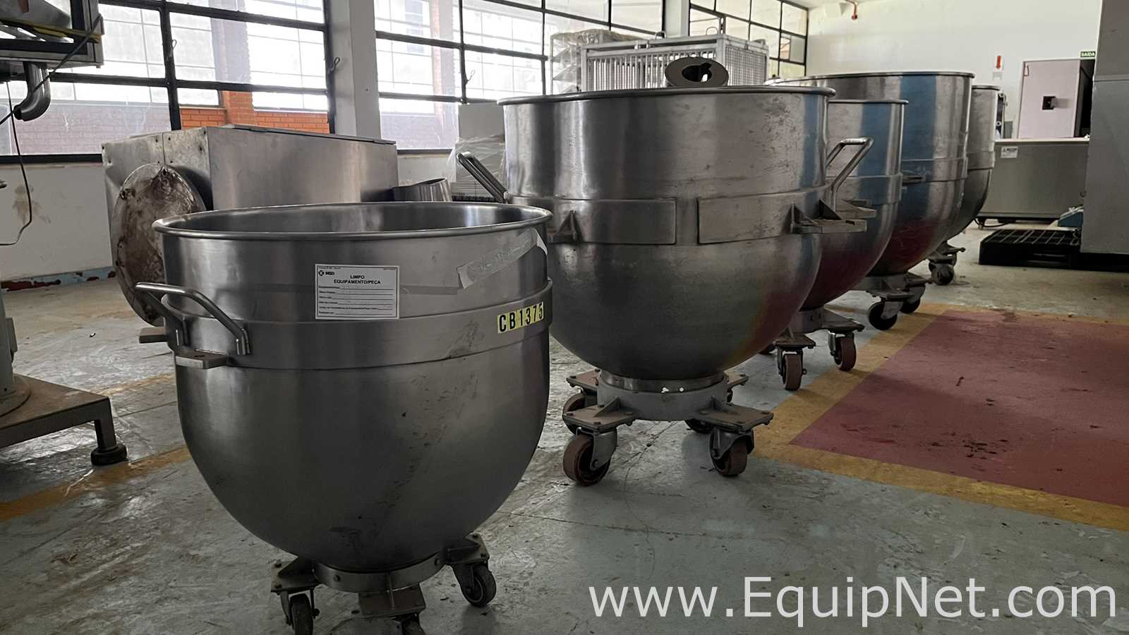 Conjunto de Bowls Removíveis em Aço Inox
