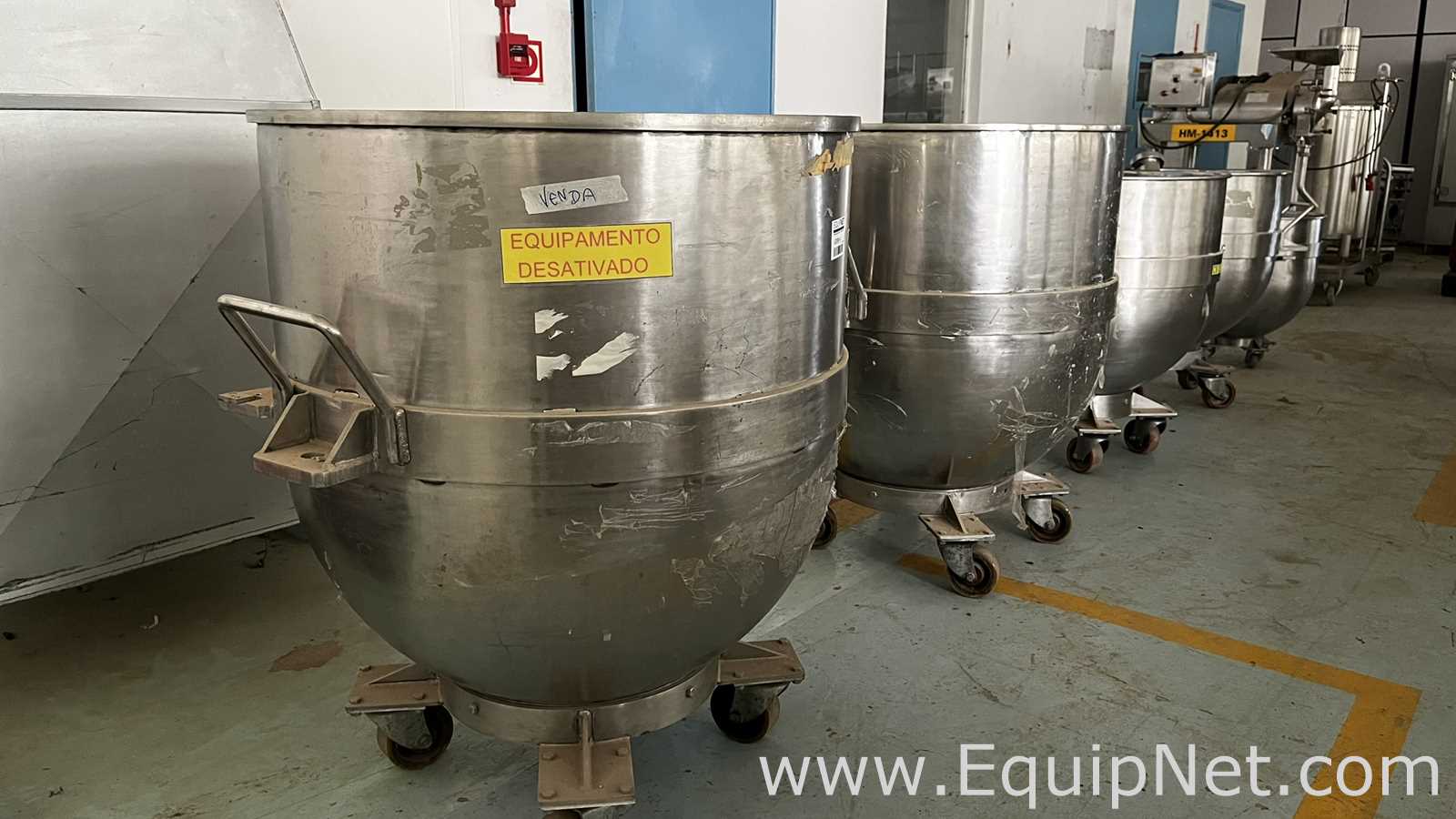 Conjunto de Bowls Removíveis em Aço Inox