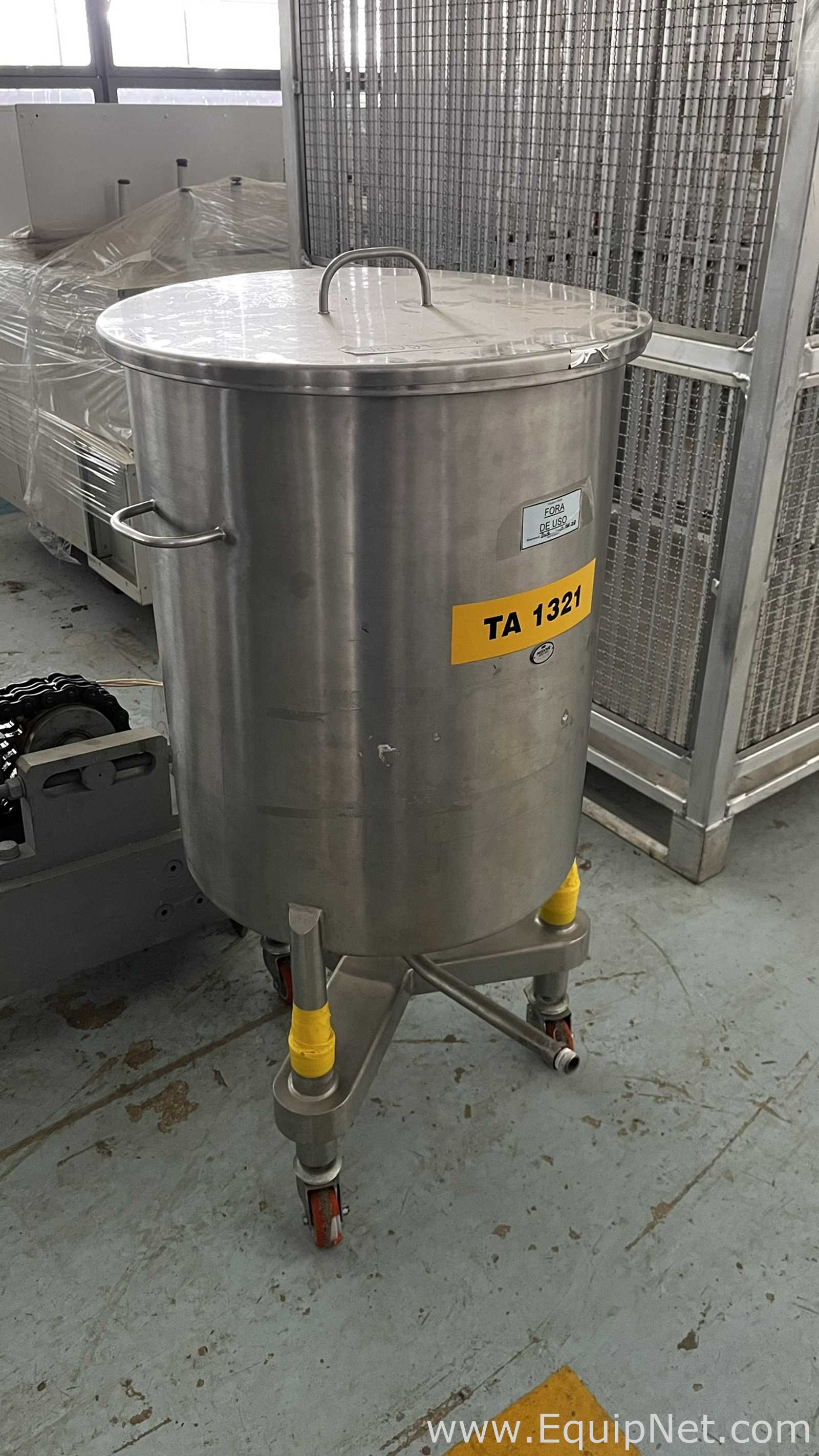 Tanque Móvel em Aço Inox Martinelli 120 Litros