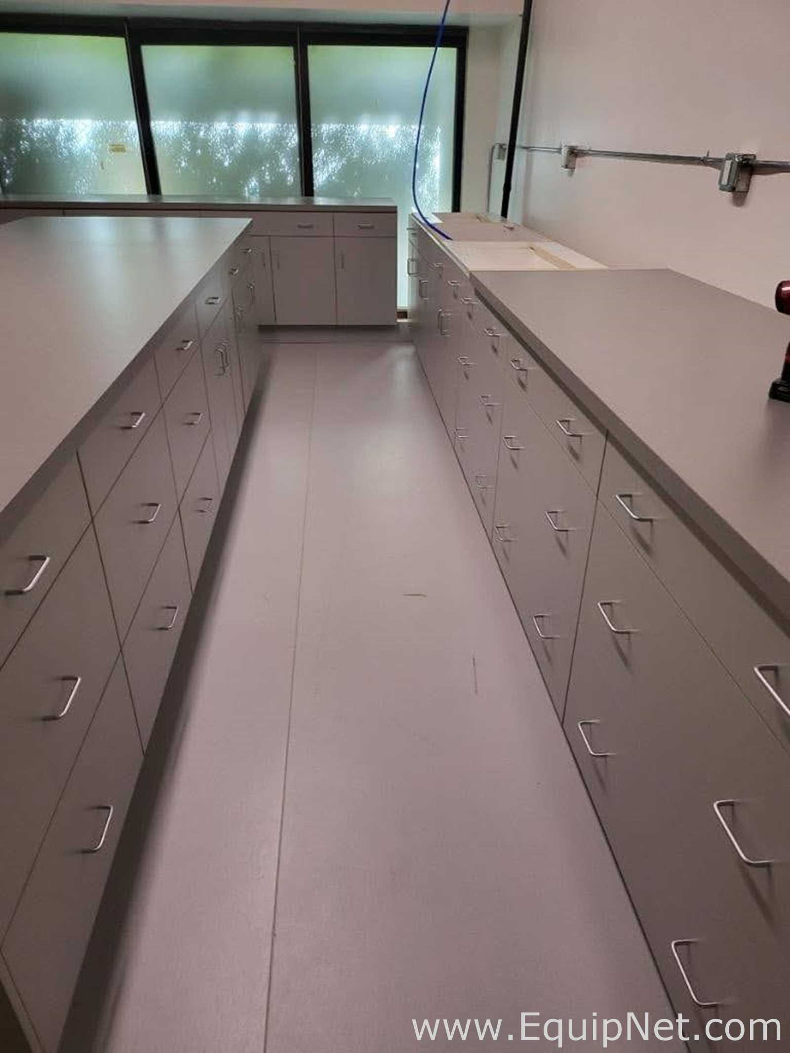 Lot of Lab Cabinetry