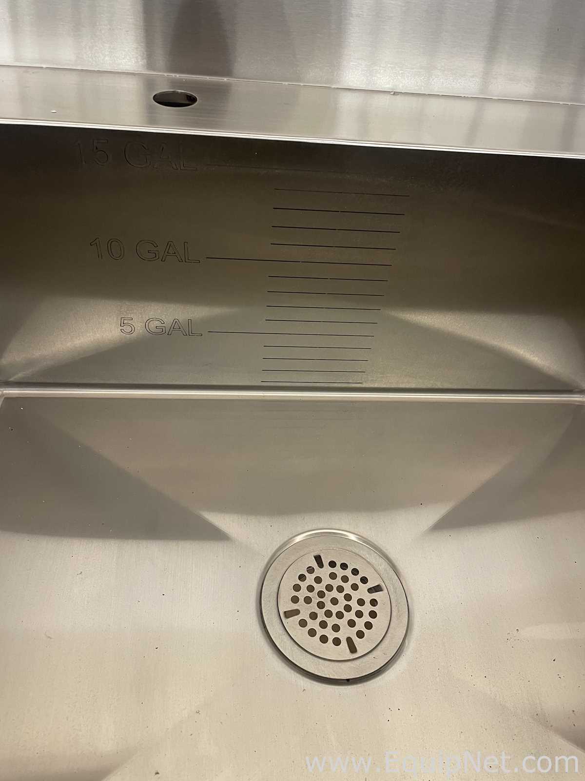 Lot of 3 Stainless Steel Laboratory Sinks