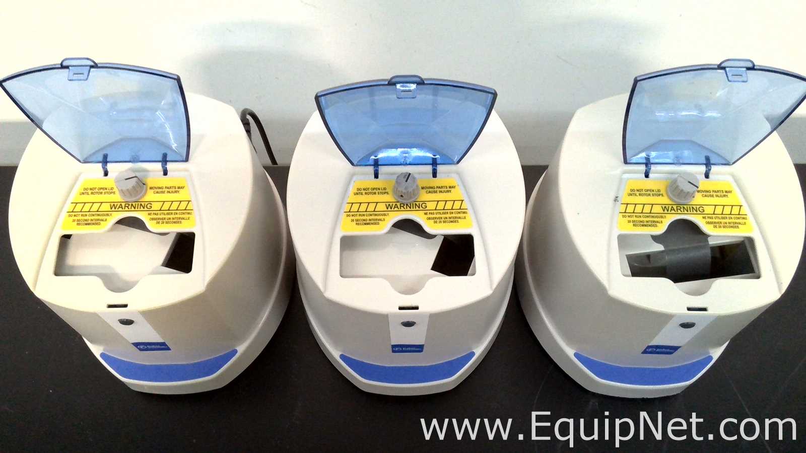 Lote de 3 Centrífuga para laboratorio Fisher Scientific Mini Plate Spinner