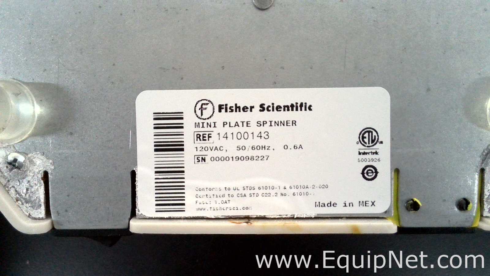 Lote de 3 Centrífuga para laboratorio Fisher Scientific Mini Plate Spinner