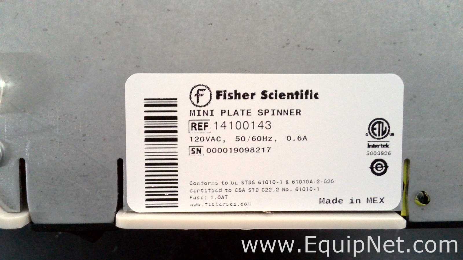 Lote de 3 Centrífuga para laboratorio Fisher Scientific Mini Plate Spinner