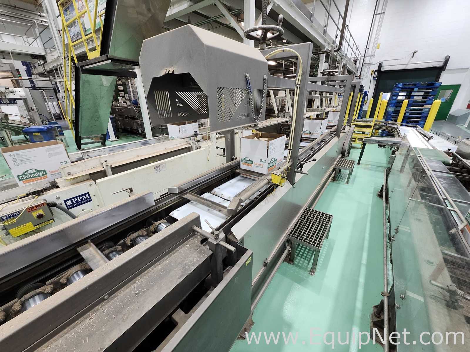 PPM Case Handling Flat Belt Conveyor System