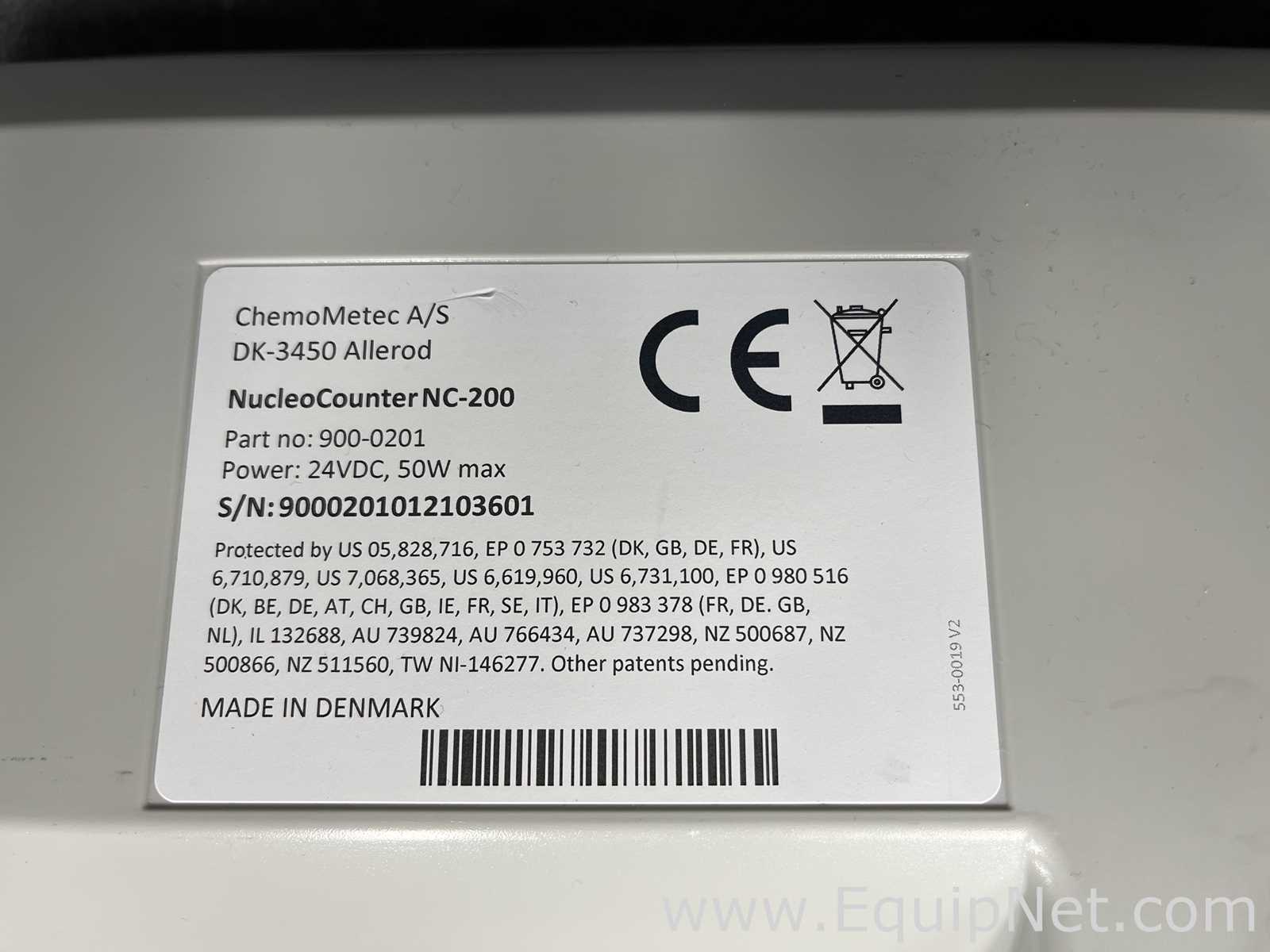 ChemoMetec AS NucleoCounter NC-200 Fluorescent Image Cytometry